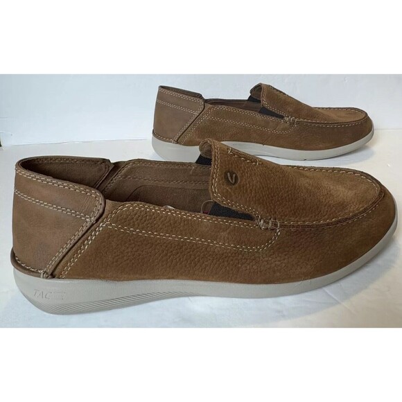 Clarks Gorwin Step Mens 11.5M Sneaker Moc Toe Tan Nubuck Leather 61572527 Loafer - Picture 5 of 14